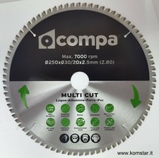 Lama multicut 250 80 - 250, mm