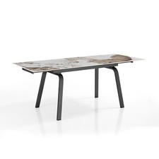 Tavolo marmo allungabile design vintage industriale moderno shabby chic