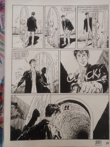 Dylan dog tavola - dog, originale