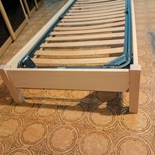 Rete Ortopedica Letto Singolo 80x210cm E Struttura letto In legno