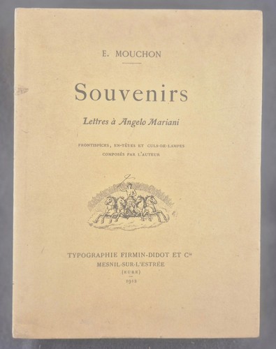 Eugène mouchon souvenirs - mouchon,