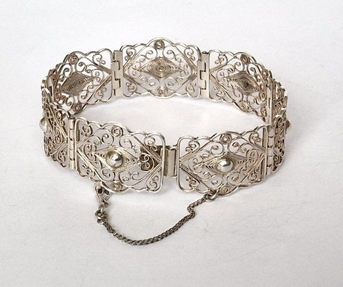 Bracciale filigrana argento - bracciale,