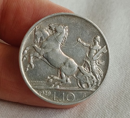Lire 1929 biga non - 10,