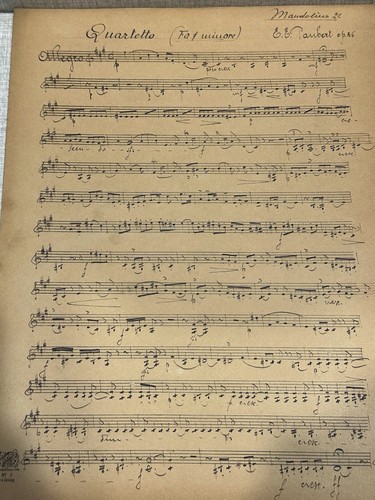 Spartito antico quartetto - antico,