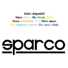 Adesivo SPARCO in vinile prespaziato