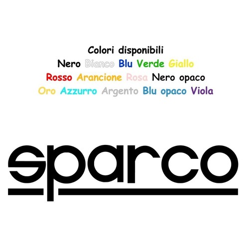 Adesivo sparco vinile - adesivo, in
