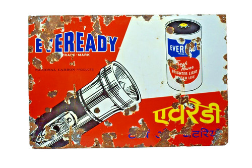 Insegna vintage eveready - eveready, in