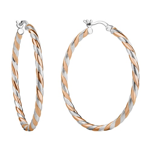 Creoli argento 925 rodiato - creoli, 925/-