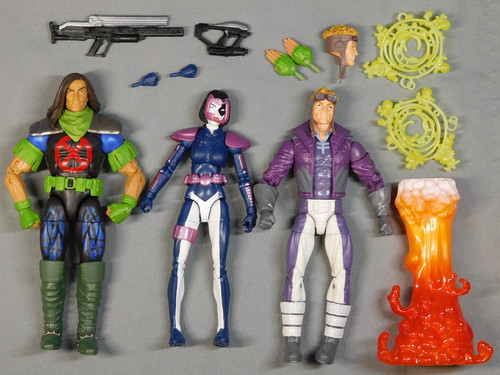 Marvel legends rictor - marvel, domino