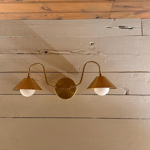 Lampada parete ottone a - ottone,