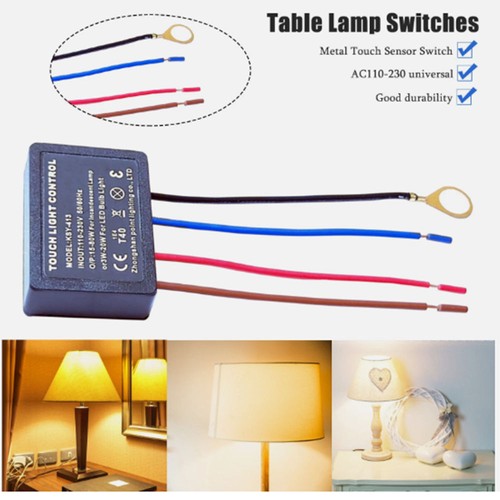 Interruttore luce touch vie - luce, 3