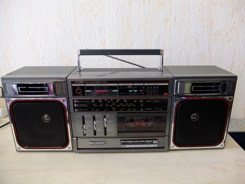 Boombox ghettoblaster sharp - boombox,