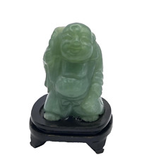 ARTE ORIENTALE FIGURA SAGGIO CINESE IN QUARZO AVVENTURINA NATURALE