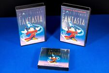 FANTASIA di Walt Disney edizione commemorativa VHS, CD, Litografia, Libretto.