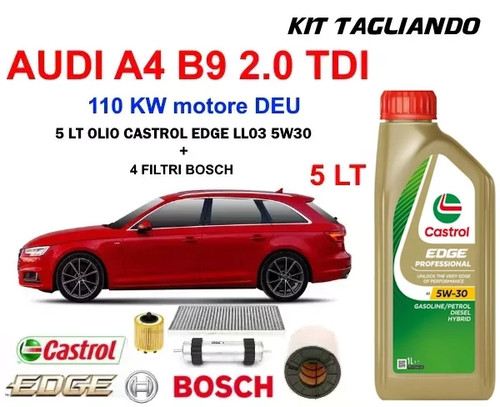 Kit tagliando olio castrol - kit,