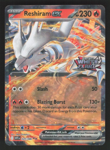 Inglese quasi nuovo reshiram - inglese,