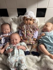 Lotto di 4 bambole Reborn Baby - 3 Berenguer + 1 Ashton Drake Huti B ADG 04