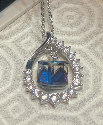 Collana pendente cristallo - pendente,