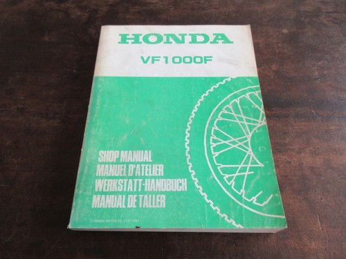 Honda vf1000f service - service, shop