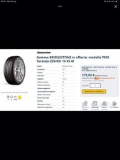 4 gomme Brigdstone estive 205 65 R16