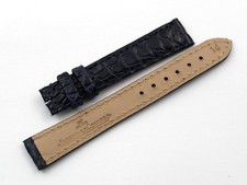 Jaeger Le-Coultre Cinturino Blu Vera Pelle Coccodrillo 14/12mm Orologio Donna