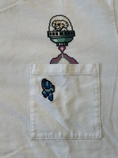 T-shirt bianca UNIQLO The Game