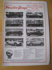 PARADISE GARAGE CAR STOCK LIST
