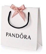 5 Scatole e 5 Buste Pandora Piccole Confezioni Regalo Originali con nastro raso