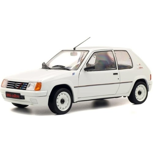 Peugeot 205 rally 1987 - peugeot, white