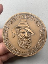 MD7_156) Medaglia 1971 Tribunato Vini di Romagna Il Passatore AE Ø 60 mm