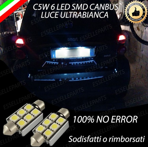 Coppia luci targa - 6, led