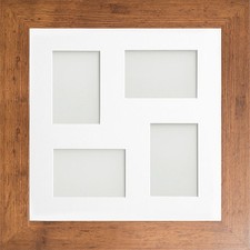 Cornici portafoto multiple rustiche Watson con supporto collage foto multi apertura UK