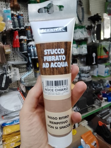 Stucco fibrato pasta - , muro