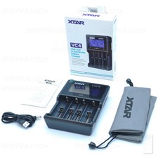 Caricabatterie litio xtar vc4 - xtar,