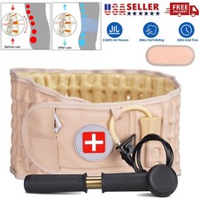 Tutore Schiena Decompressione Cintura Lombare Supporto Spinale ed Estensore Cinghia Trazione Aria