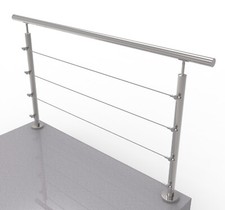 Acciaio inox seilgeländer - acciaio,
