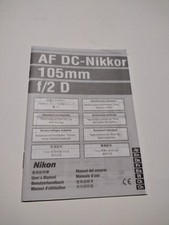 Nikon AF DC Nikkor 105mm f/2D