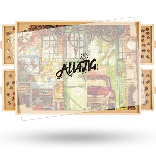 Tavolo puzzle girevole con