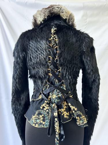 Giacca corsetto seta - , pelliccia