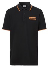 Polo Burberry logo applicato
