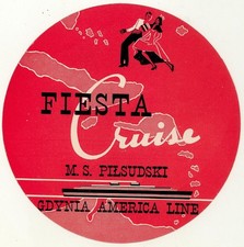 1938 ADESIVO BAGAGLIO POLACCO
