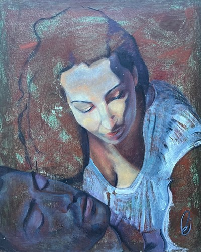 Quadro olio dipinto mano - quadro,