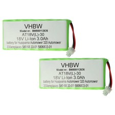 2x Batteria per Husqvarna 580