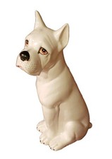 Statua statuina cane boxer