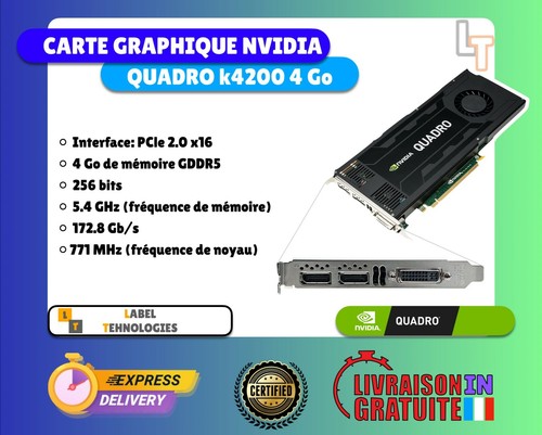 Nvidia quadro k4200 - nvidia, 4gb