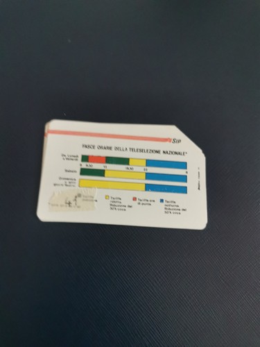 Scheda telefonica fasce - scheda,