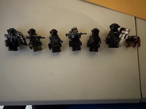 Squadra sei minifigure - sei, swat