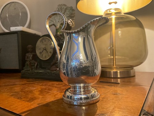 Lattiera vintage placcata