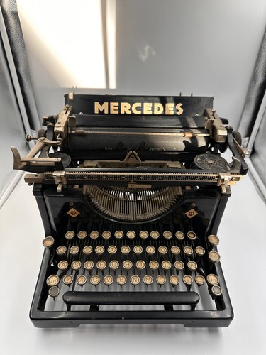 Macchina scrivere mercedes - scrivere,