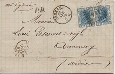 Italia-Storia postale-Regno-Lettera per la Francia-SP451